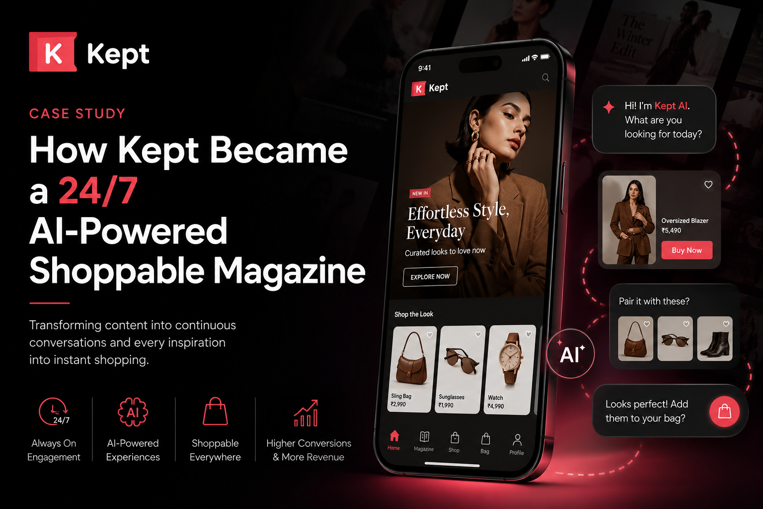 How Kept Became a 24/7 AI-Powered Shoppable Magazine